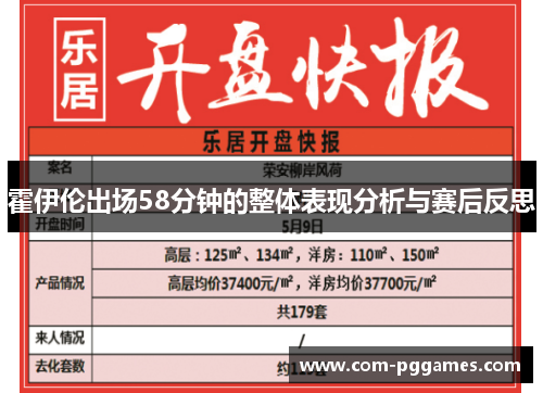 霍伊伦出场58分钟的整体表现分析与赛后反思